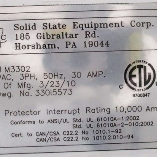 SSEC M 3302 Metal Etcher