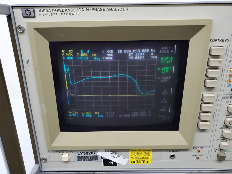Keysight / Agilent 4194 A Impedance / Gain-Phase Analyzer
