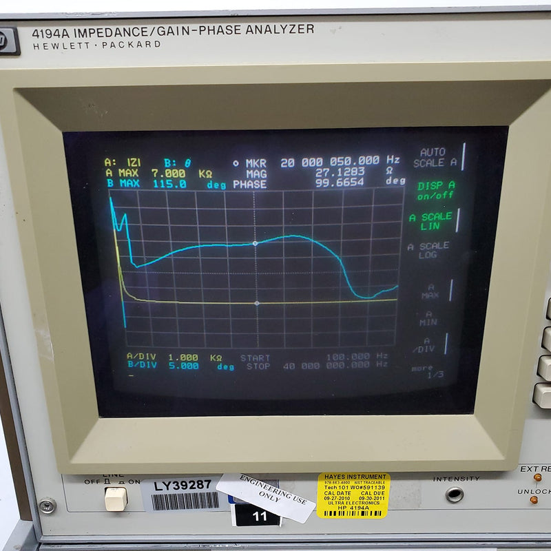 Keysight / Agilent 4194 A Impedance / Gain-Phase Analyzer