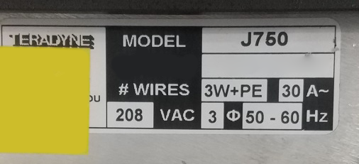 Teradyne J 750 Tester