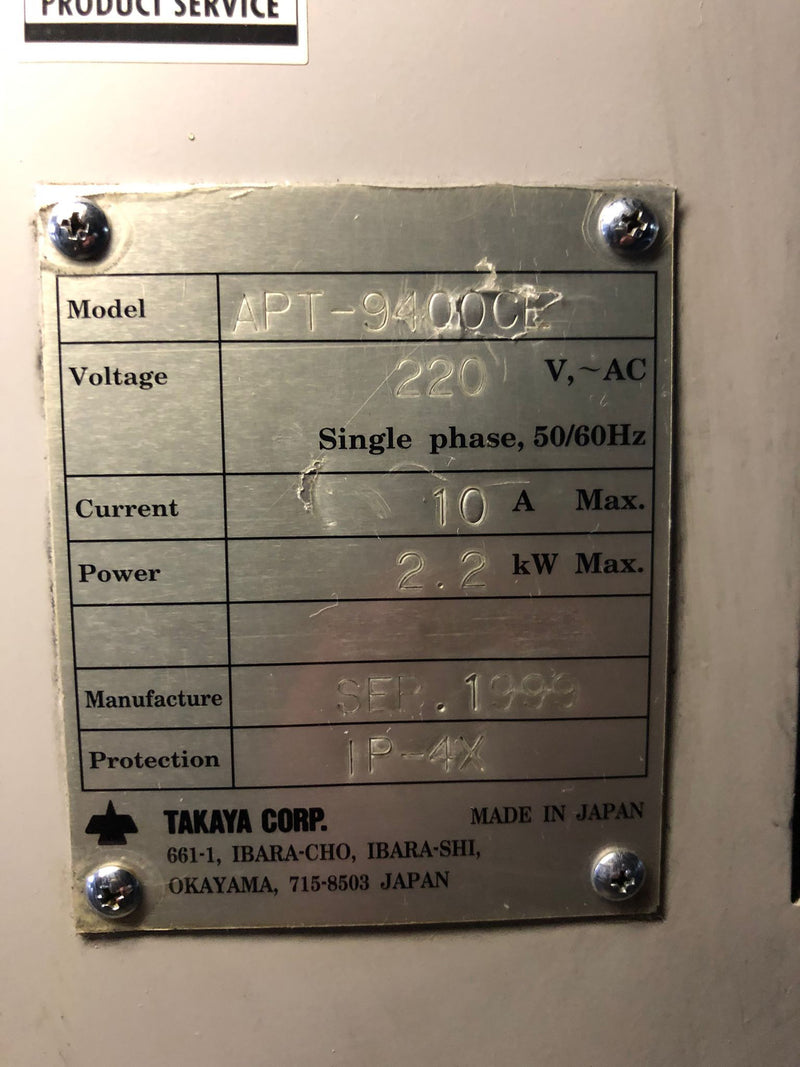 Takaya APT 9400 Flying Probe Tester