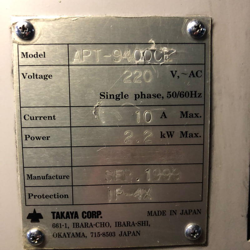 Takaya APT 9400 Flying Probe Tester