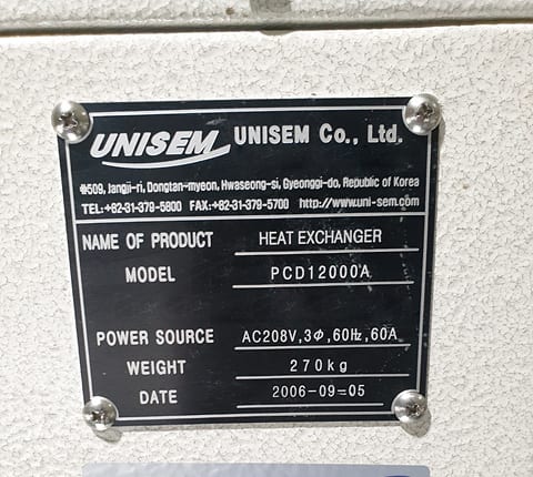 Unisem PCD 12000 A Chiller