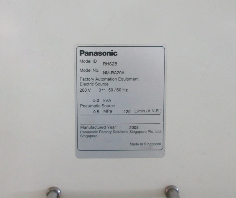 Panasonic RHS 2 B Radial Inserter