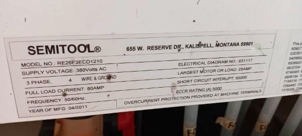 Semitool Raider ECD 312 Electroplating