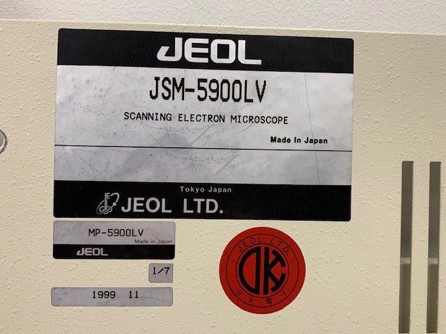 Jeol JSM 5900 LV SEM (Scanning Electron Microscope)