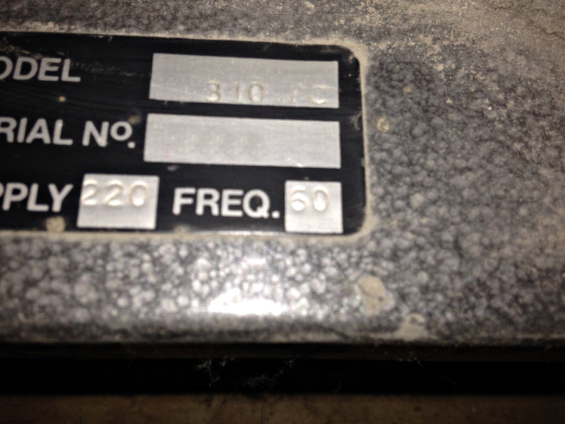 310 RIE (Reactive Ion Etcher)
