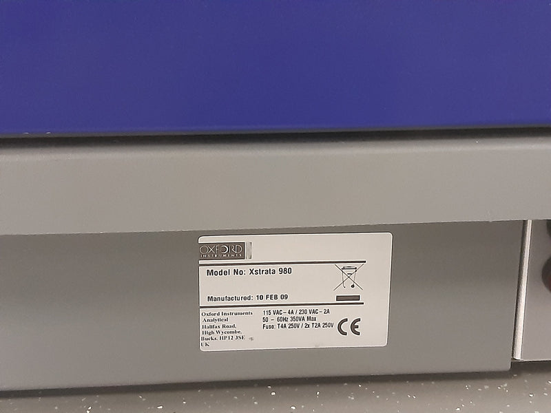 Oxford Xstrata 980 Analyzer