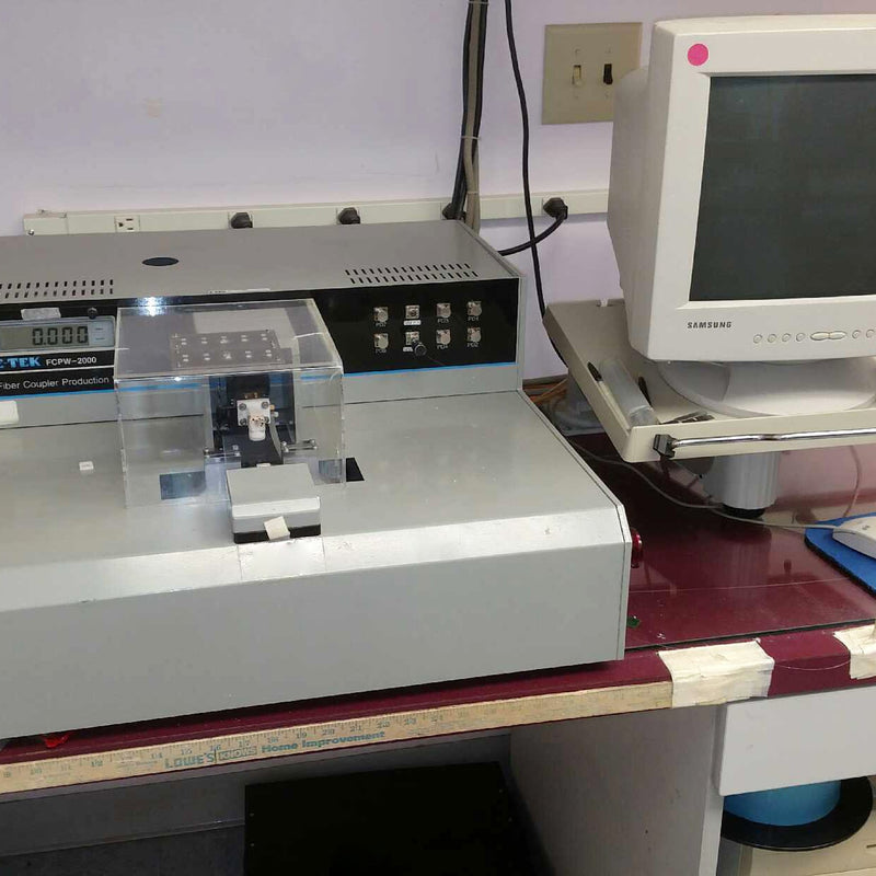 E-Tek FCPW 2000 Fiber Coupler Production Workstation