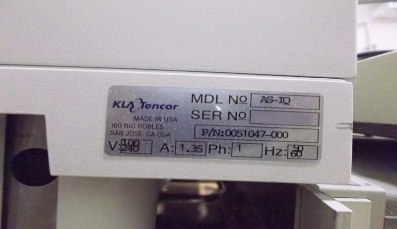 KLA Alpha Step AS-IQ