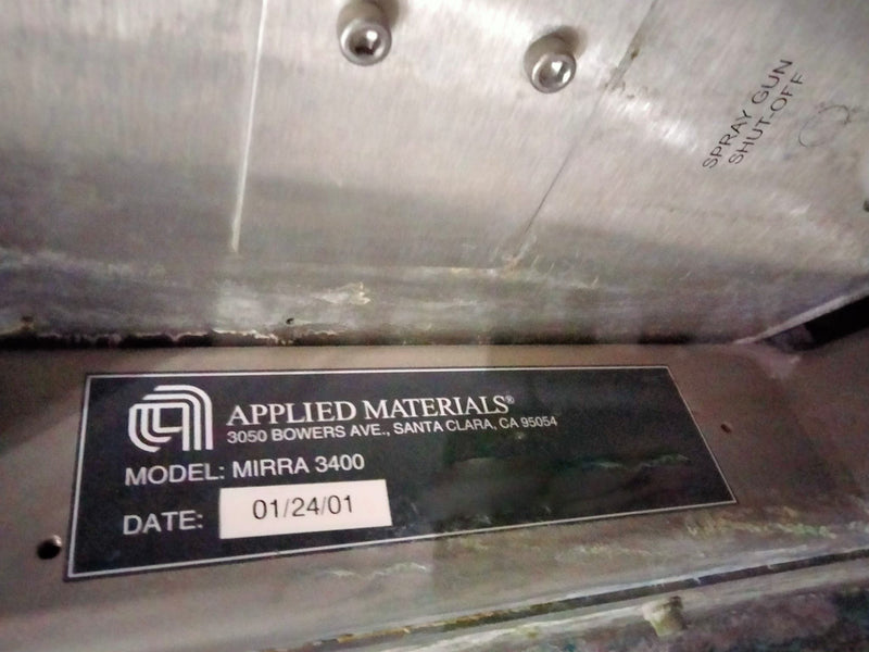 Applied Materials Mirra 3400 CMP (Chemical Mechanical Polisher)