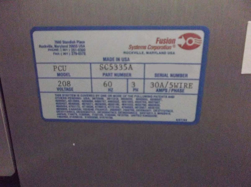 Axcelis PCU Photo Stabilizer