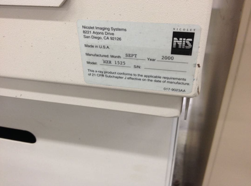 Nicolet NXR 1525 X-ray