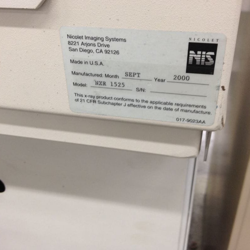 Nicolet NXR 1525 X-ray