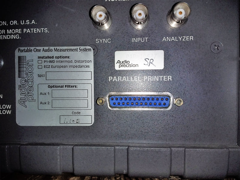 Audio Precision Portable One Plus Audio Analyzer