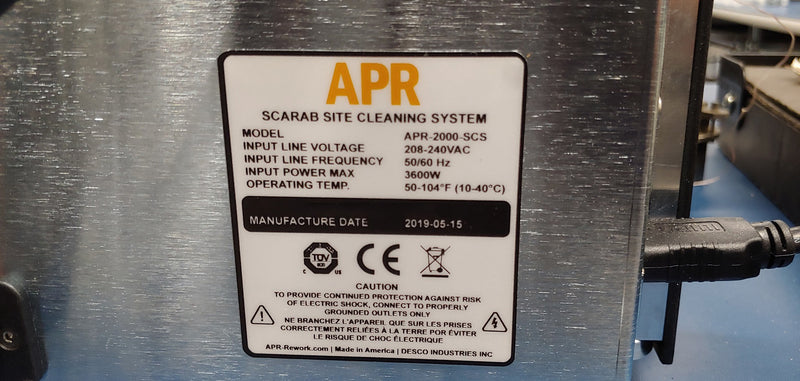 APR-Desco APR 2000 SCS Scarab Site Cleaning System