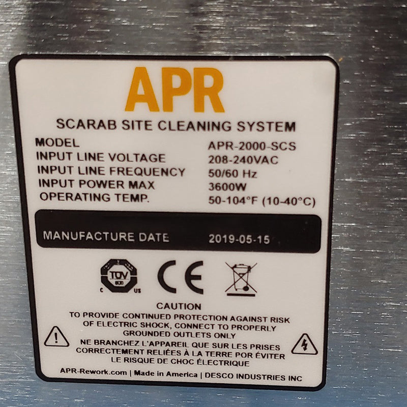 APR-Desco APR 2000 SCS Scarab Site Cleaning System