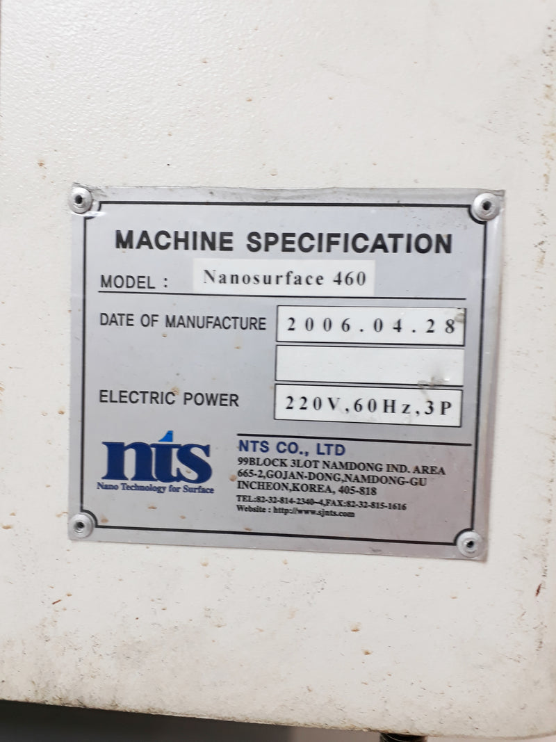 NTS Nanosurface 460 Lapper