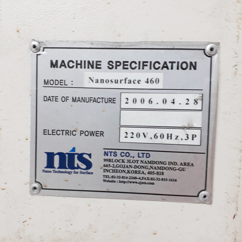 NTS Nanosurface 460 Lapper
