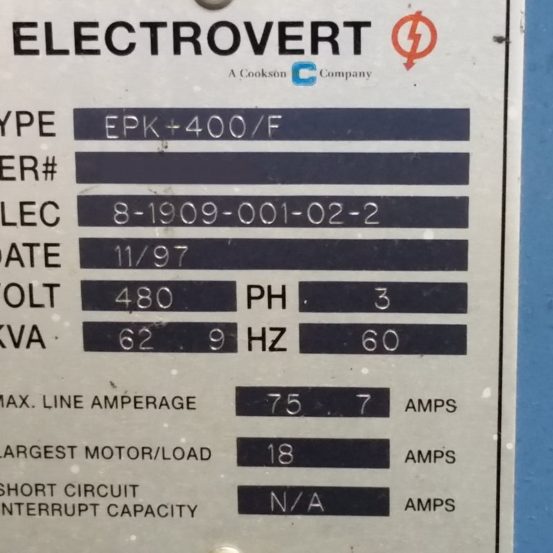 Speedline / Electrovert Econopak Plus 400 / F Wave Soldering Machine