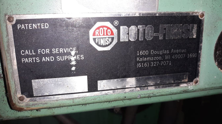 Roto Finish RHF 36 144 Deburr Vibratory