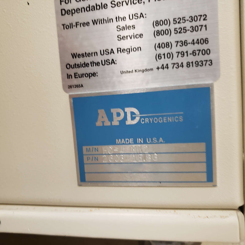 APD HC 1 MK 2 Cryopump