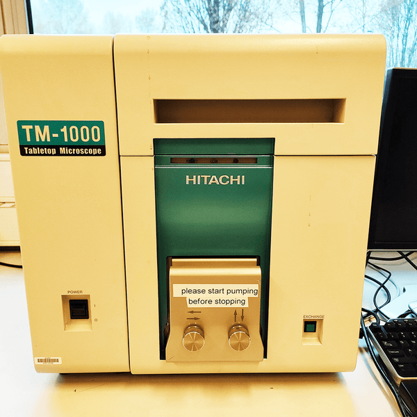 Hitachi TM 1000 Tabletop SEM (Scanning Electron Microscope)