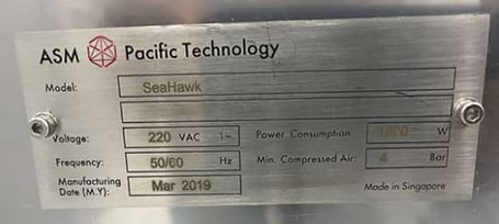 ASM SeaHawk Auto Visual Inspection (AVI)