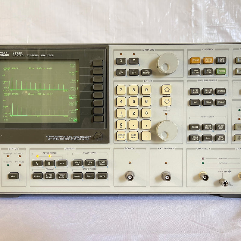 Agilent 3563 A Control Systems Analyzer