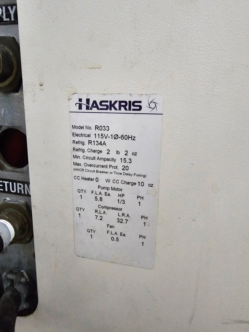 Haskris R 033 / R 050 EW Chiller