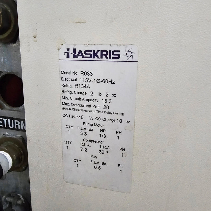 Haskris R 033 / R 050 EW Chiller