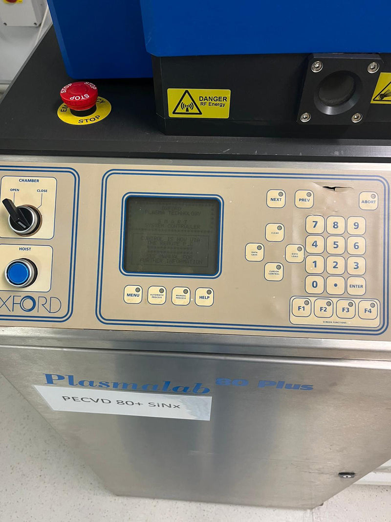 Oxford Plasmalab 80 Plus PECVD (Plasma-Enhanced Chemical Vapor Deposition)