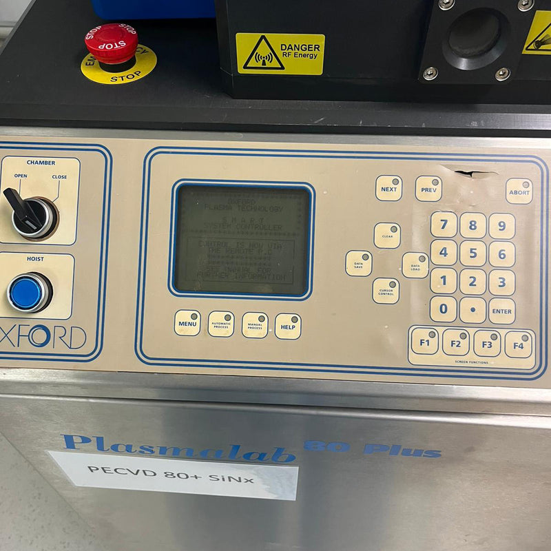 Oxford Plasmalab 80 Plus PECVD (Plasma-Enhanced Chemical Vapor Deposition)