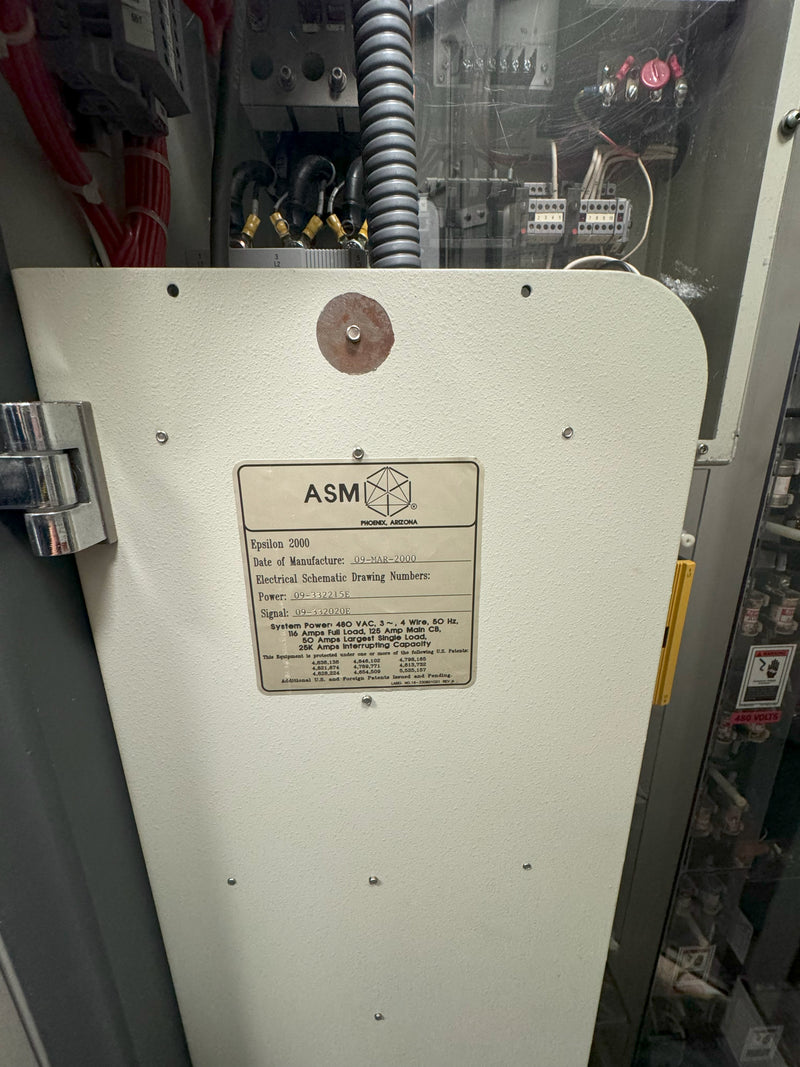 ASM E 2000 EPI Reactor (Epitaxial Silicon Deposition)