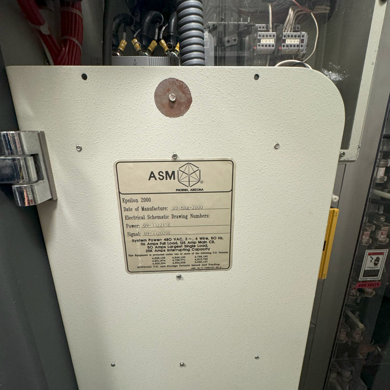 ASM E 2000 EPI Reactor (Epitaxial Silicon Deposition)