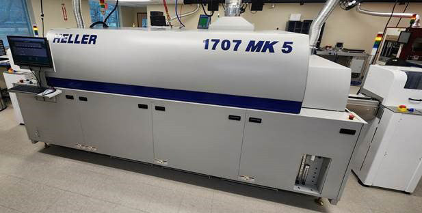 Heller 1707 MK 5 Ultra Low Power & Nitrogen Consumption Reflow Oven
