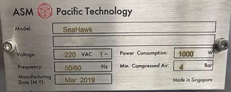ASM SeaHawk Auto Visual Inspection (AVI)