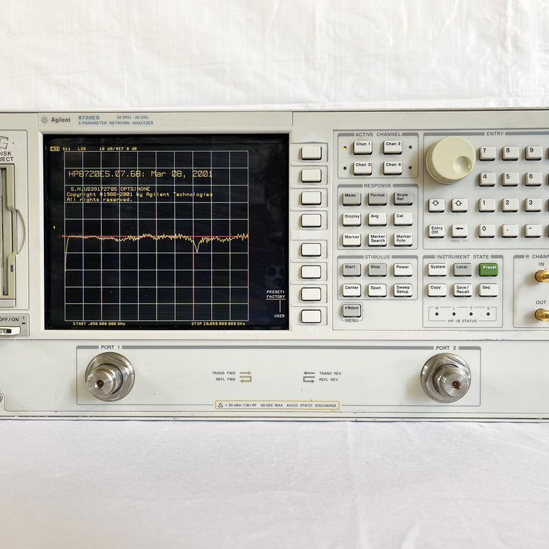 Agilent 8720 ES S Parameter Network Analyzer