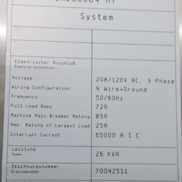 Aixtron AIX 2800 G 4 HT MOCVD (Metal Organic Chemical Vapor Deposition)