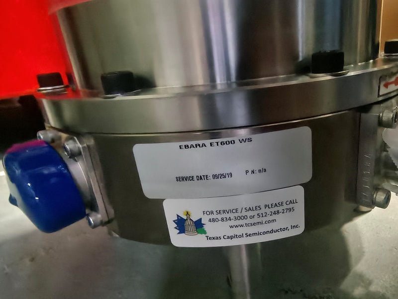 Ebara ET 600 WS Turbo Pump