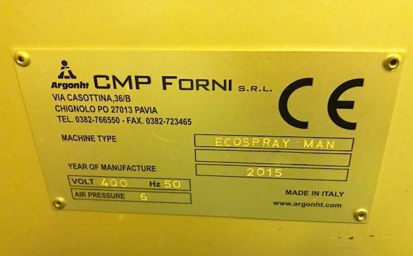 CMP Forni Ecospray Man Solder Mask Unit