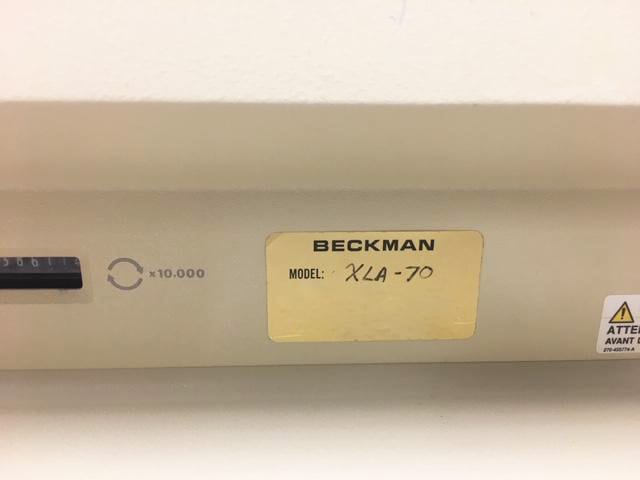 Beckman Coulter Optima XLA Analytical Centrifuge