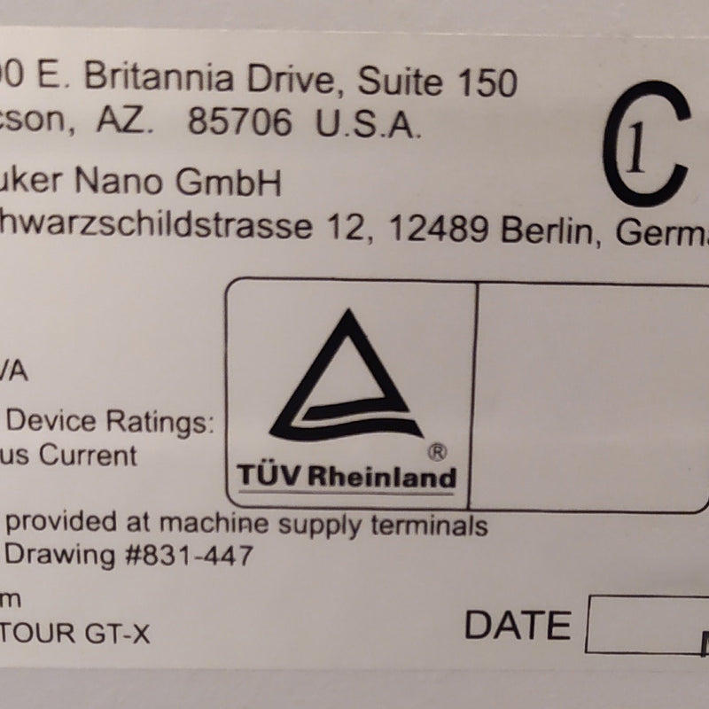 Bruker Contour GTX White Light Interferometer (WLI)