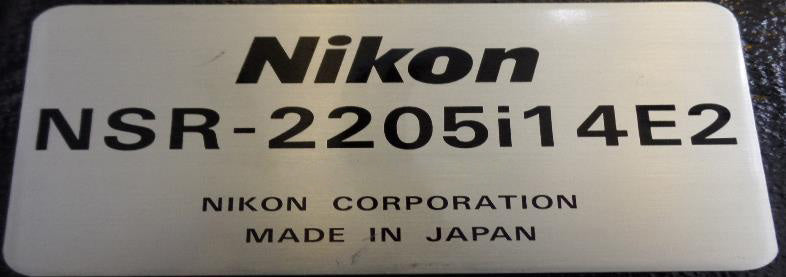 Nikon NSR 2205 i 14 E 2 i-Line Stepper