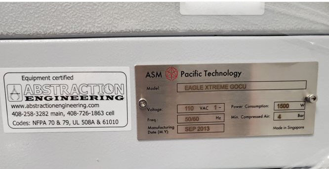 ASM Eagle Xtreme GOCu Wire Bonder