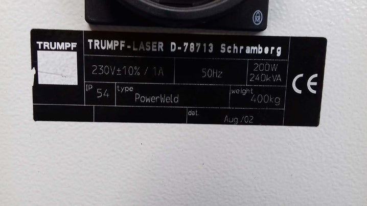 Trumpf HL 204 P Laser