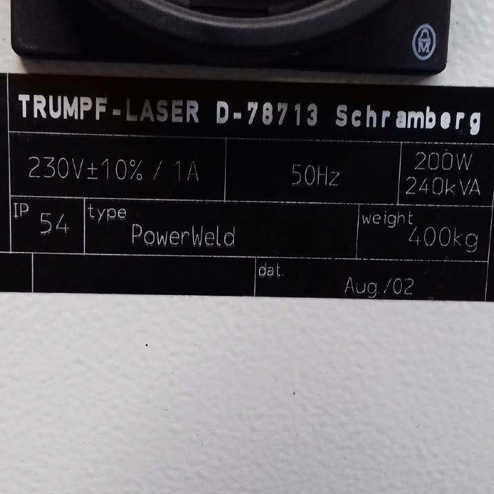 Trumpf HL 204 P Laser