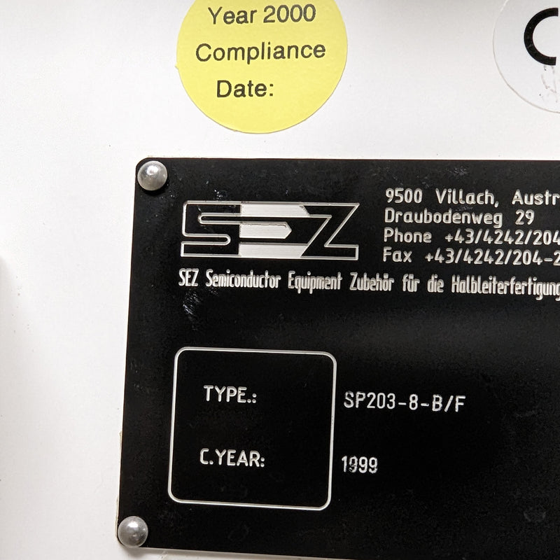 Lam / SEZ SP 203 Spin Etcher