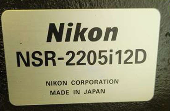 Nikon NSR 2205 i 12 D i-Line Stepper