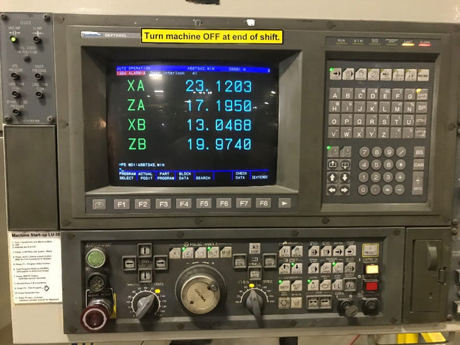 Okuma LU 35 Lathe